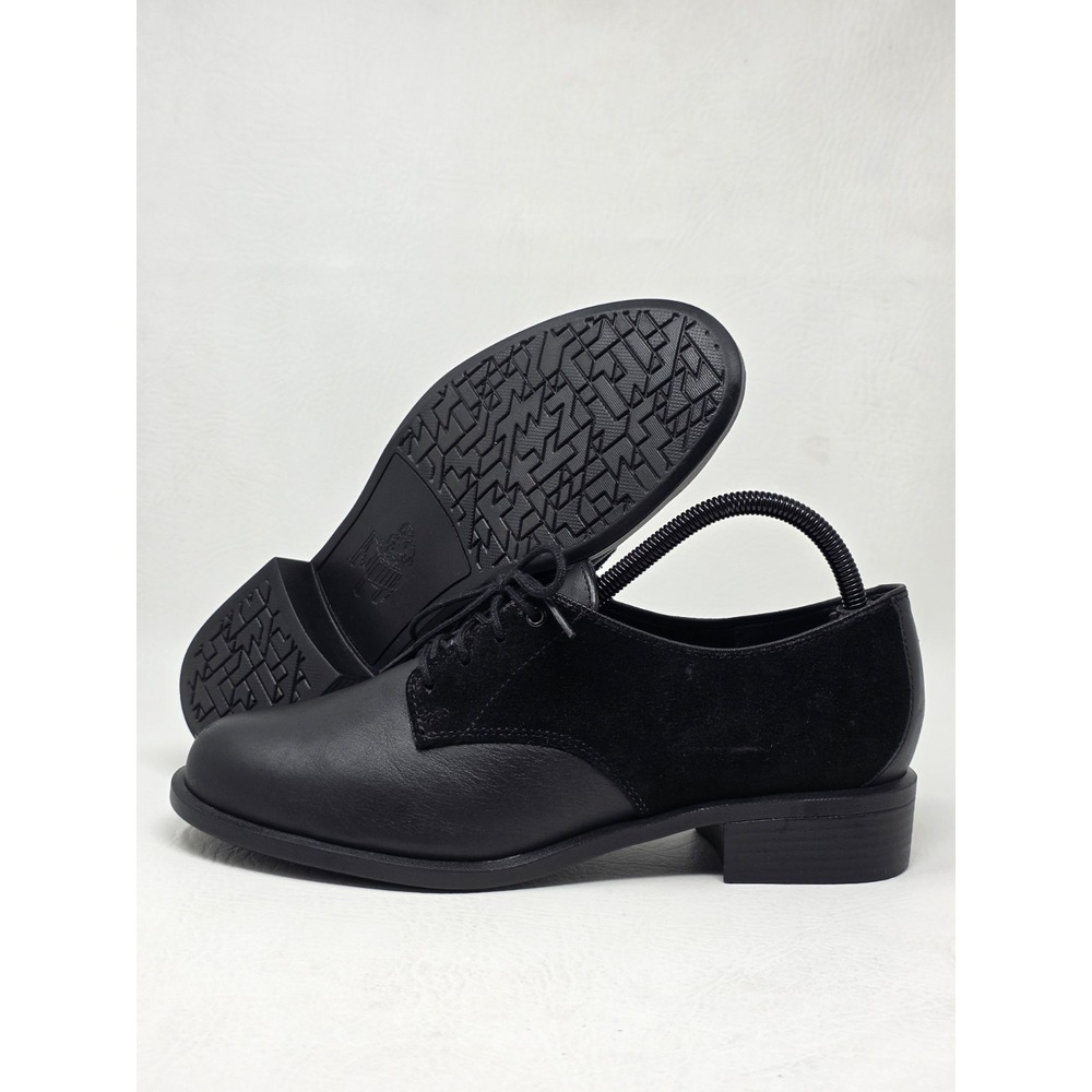 SAS Annex Derby Suede Leather Lace Up Comfort Shoes in Caviar Womens Size 9M